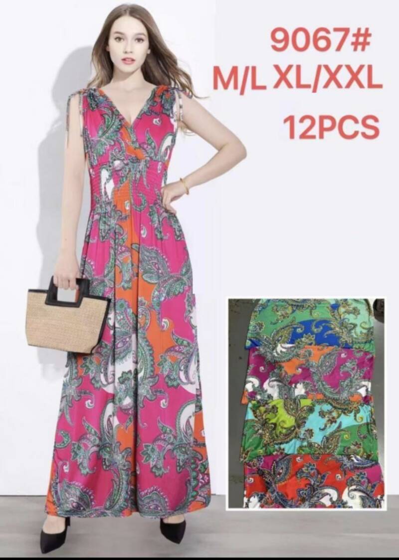 Sukienki damskie Roz M/L-XL/2XL, Mix Kolor Paczka 12 szt 1